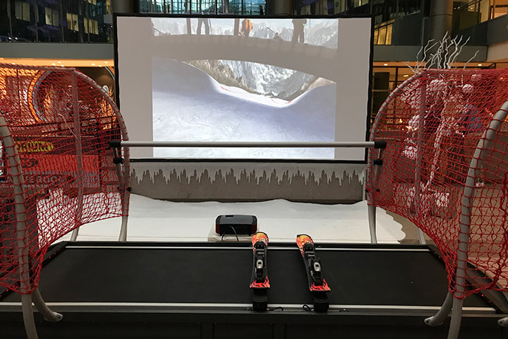 Simulateur ski snowboard agence tout mix